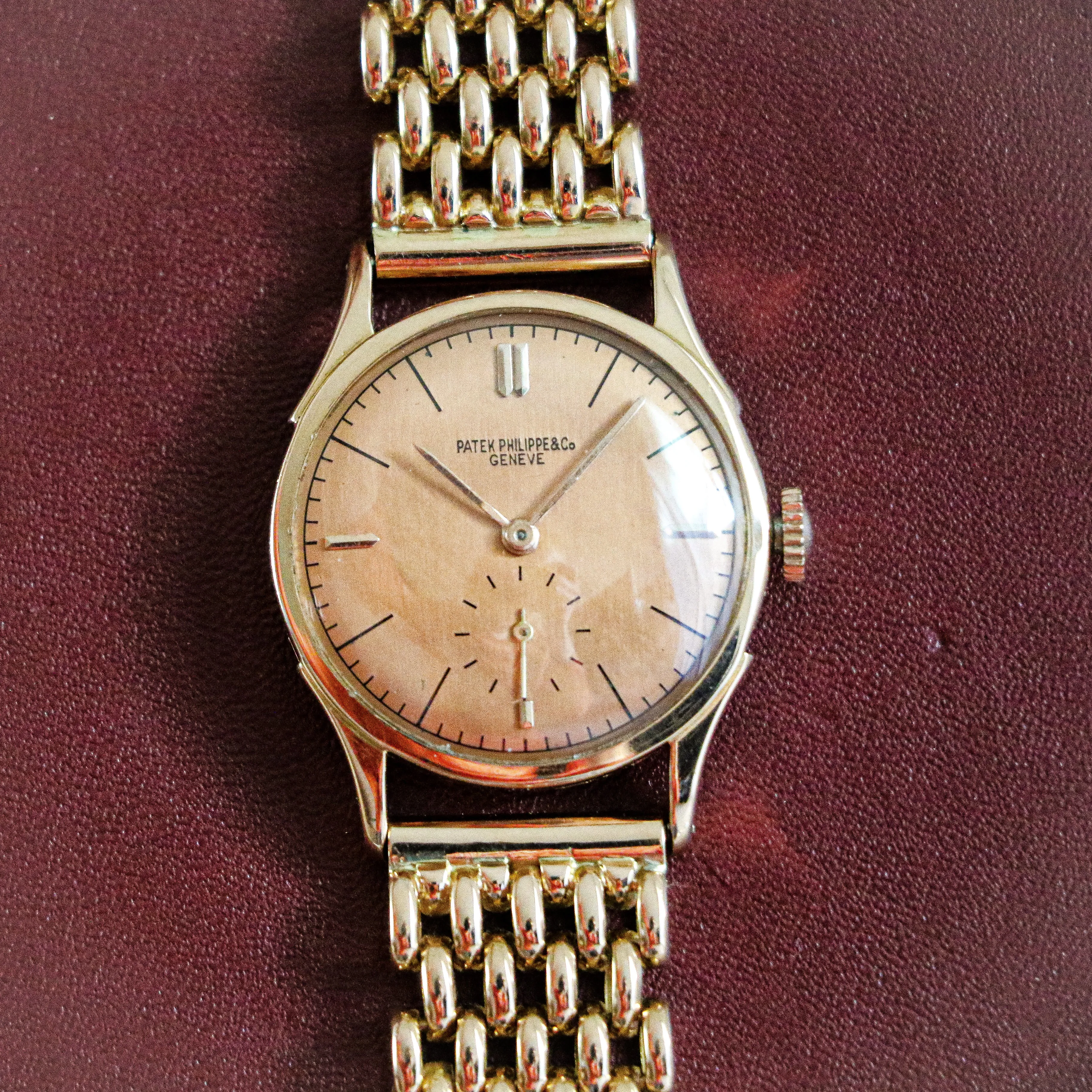 Historic and Exceedingly Rare Patek Philippe Wristwatch Ref. 1515 Truly Exceptional 18K Rose Gold