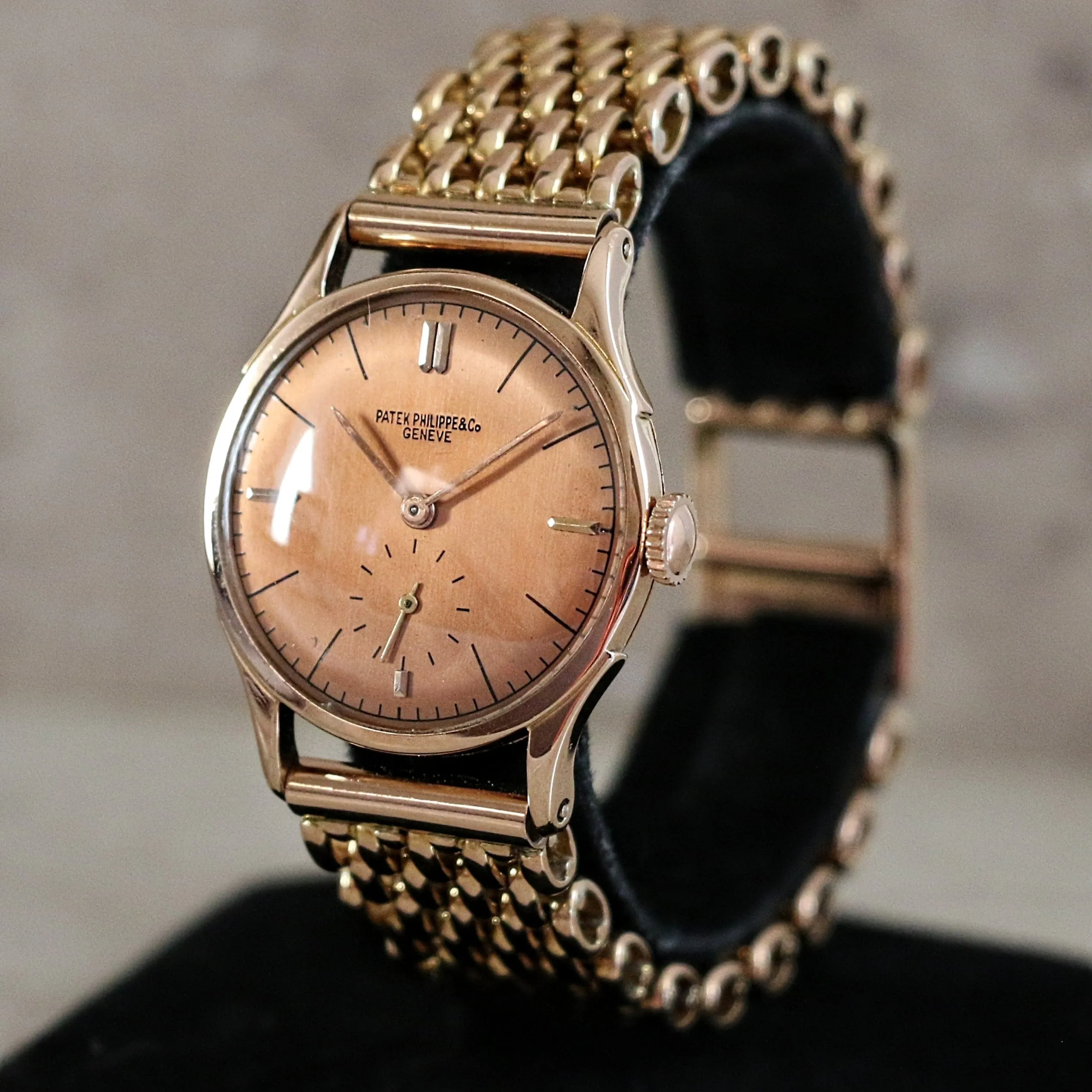 Historic and Exceedingly Rare Patek Philippe Wristwatch Ref. 1515 Truly Exceptional 18K Rose Gold