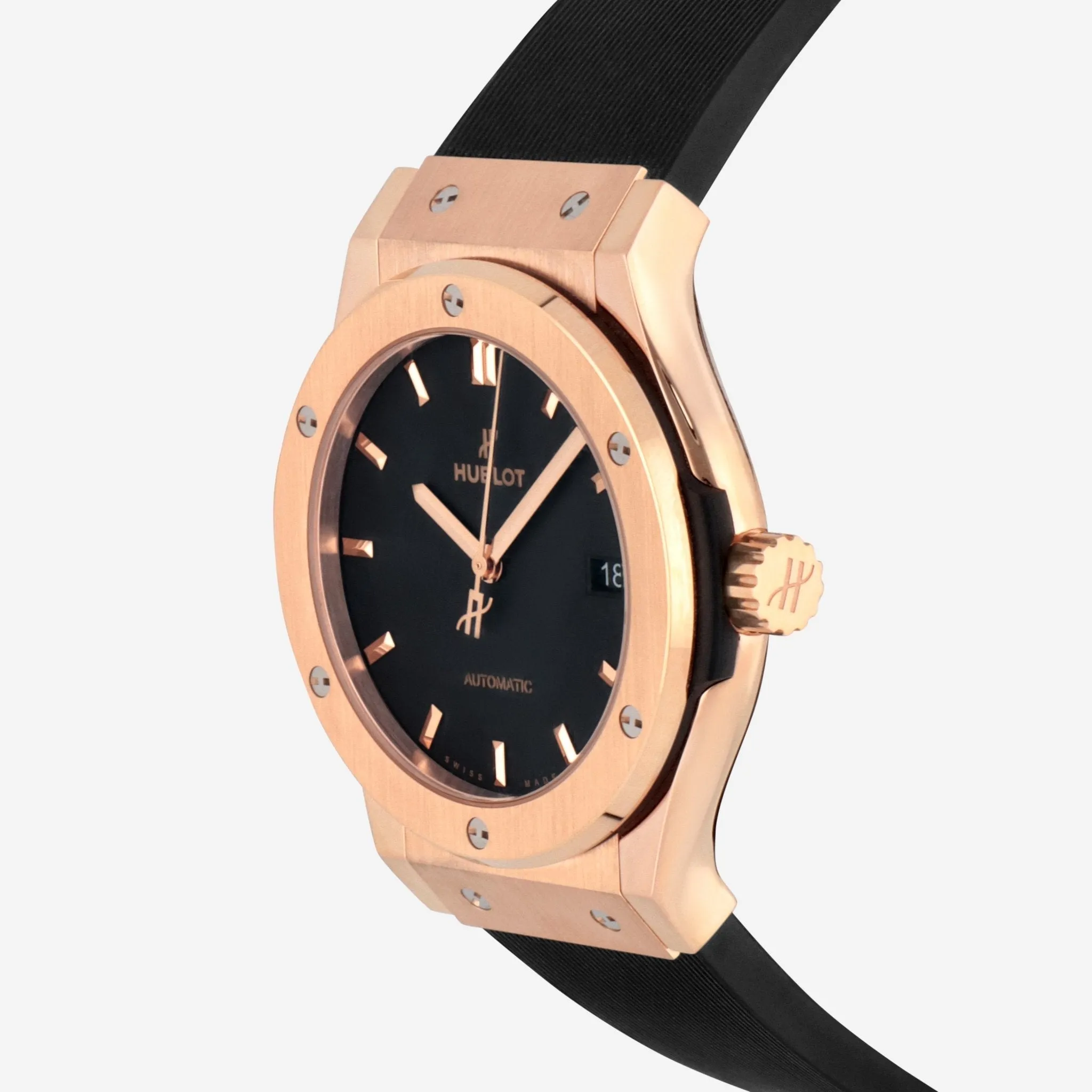 Hublot Classic Fusion 18K Rose Gold Automatic Men's Watch 542.OX.1181.RX