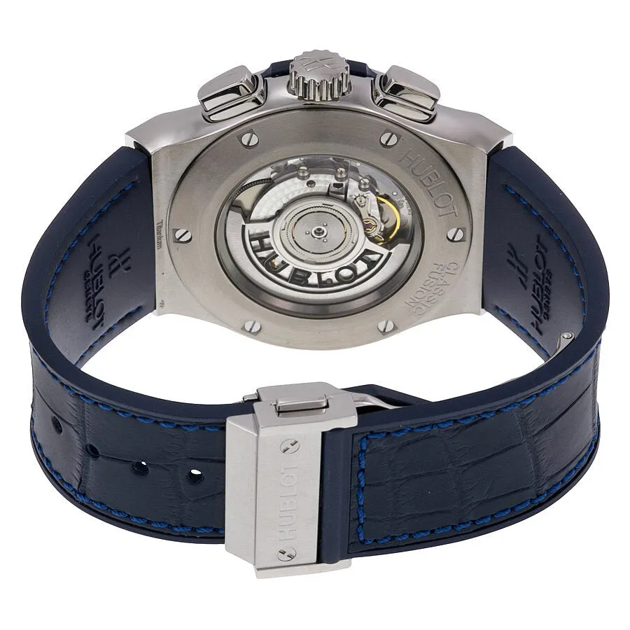 Hublot Classic Fusion Automatic Blue Sunray Dial Titanium Men's Watch 521.NX.7170.LR