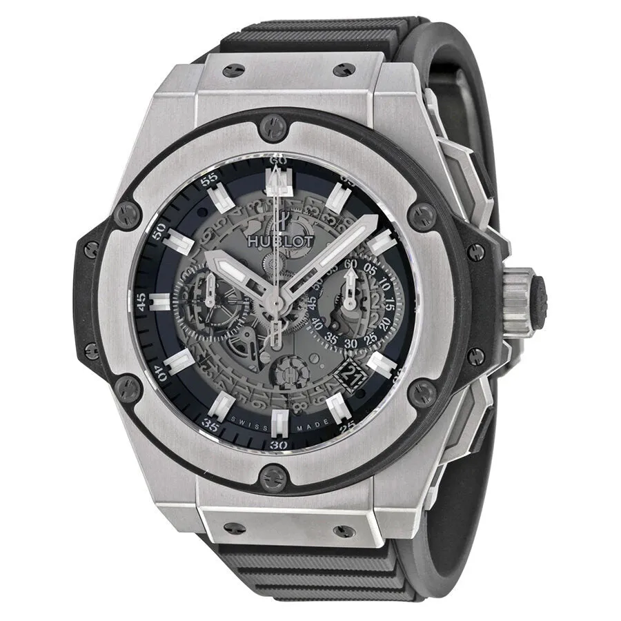Hublot King Power Unico Skeleton Dial Titanium Men's Watch 701.NX.0170.RX