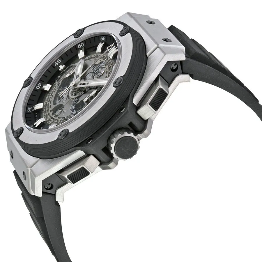 Hublot King Power Unico Skeleton Dial Titanium Men's Watch 701.NX.0170.RX
