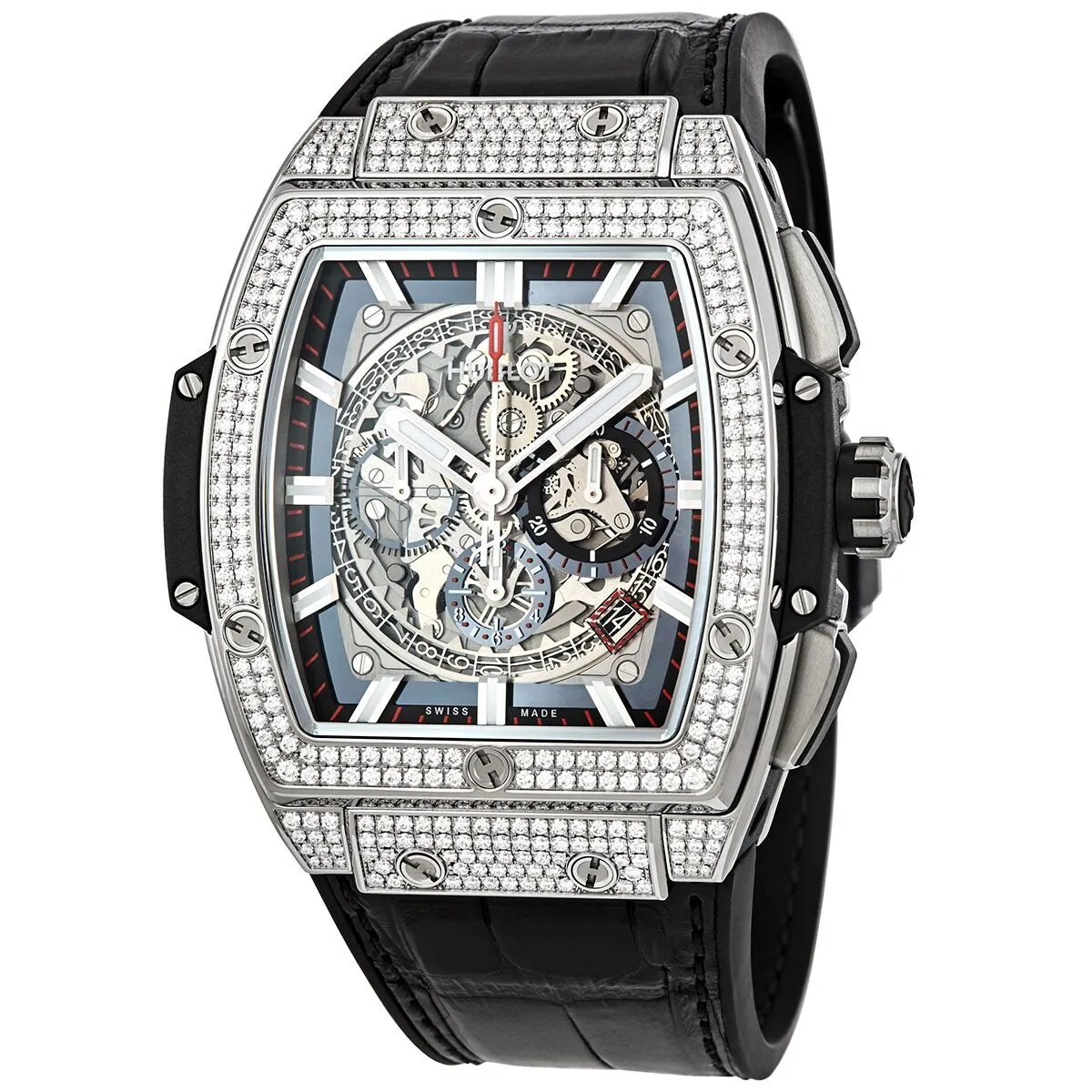 Hublot Spirit of Big Bang Chronograph Skeleton Dial Men's Watch 601.NX.0173.LR.1704