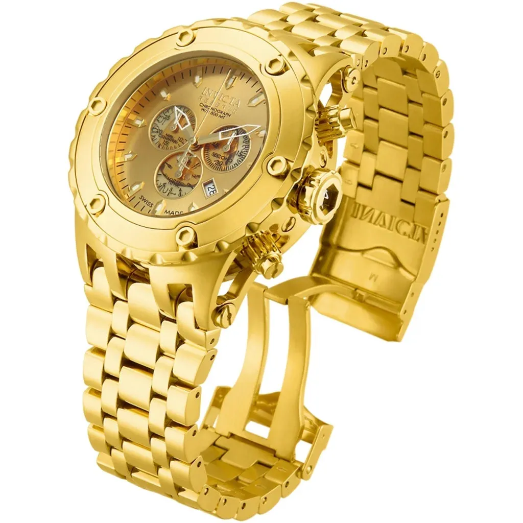 Invicta 14506 Men's Reserve 14506 Gold Stainless-Steel Japanese Chronograph Diving Watch