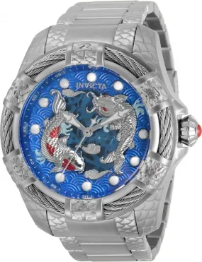 Invicta Bolt Koi Automatic Blue Skeleton Dial Men's Watch 32344