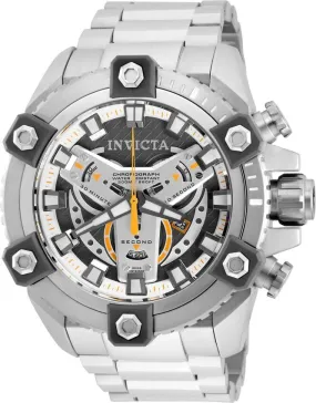 Invicta Coalition Forces Chronograph Silver and Grey Dial Stainless Steel Men's Watch 19579