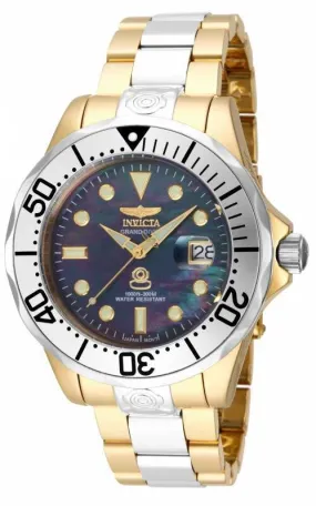 Invicta Pro Diver Automatic Black Mother of Pearl Men's Watch 16034