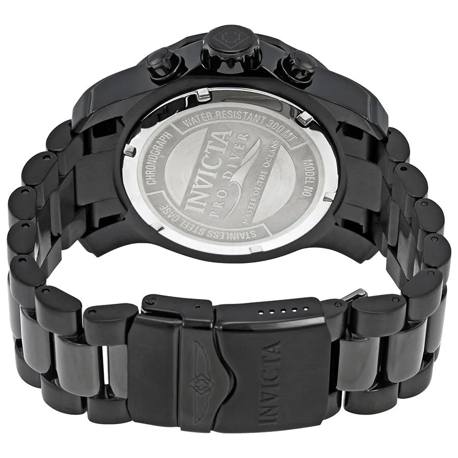 Invicta Pro Diver Chronograph Black Open Weave Dial Men's Watch 19838