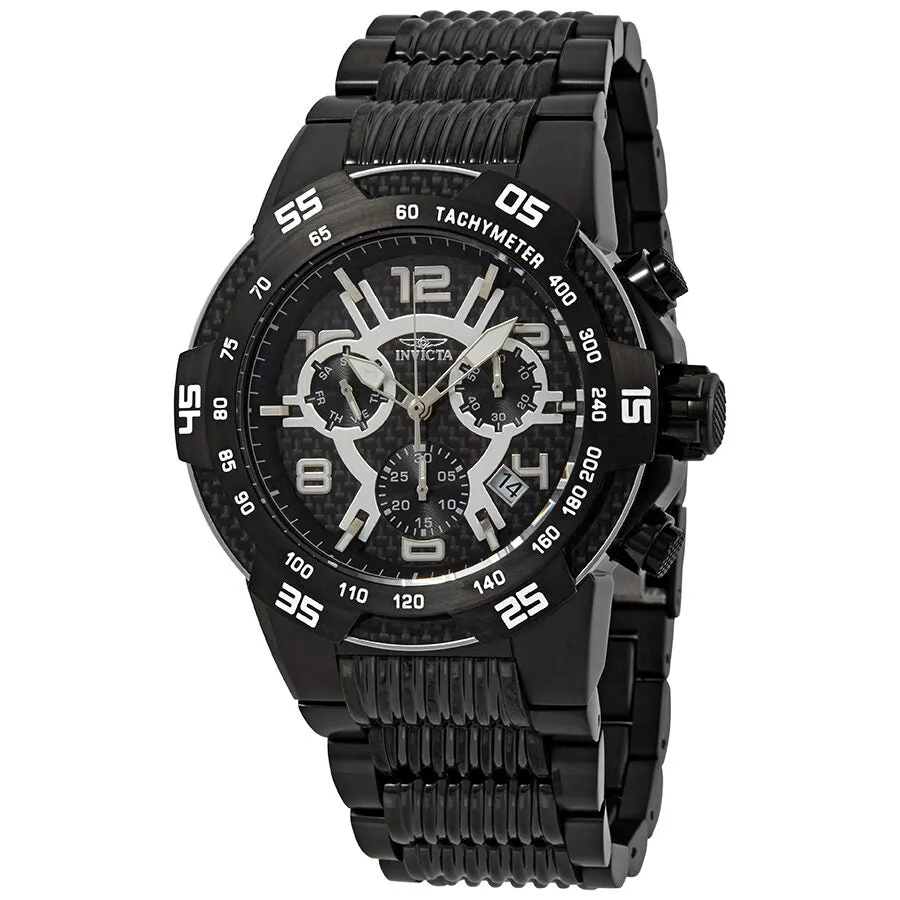 Invicta S1 Rally Chronograph Black Carbon Fiber Dial Men's Watch 25288