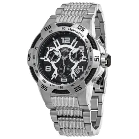 Invicta Speedway Chronograph Black Carbon Fiber  Dial Men's Watch 25285