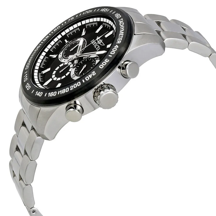 Invicta Speedway Chronograph Black Dial Stainless Steel Men's Watch 21796