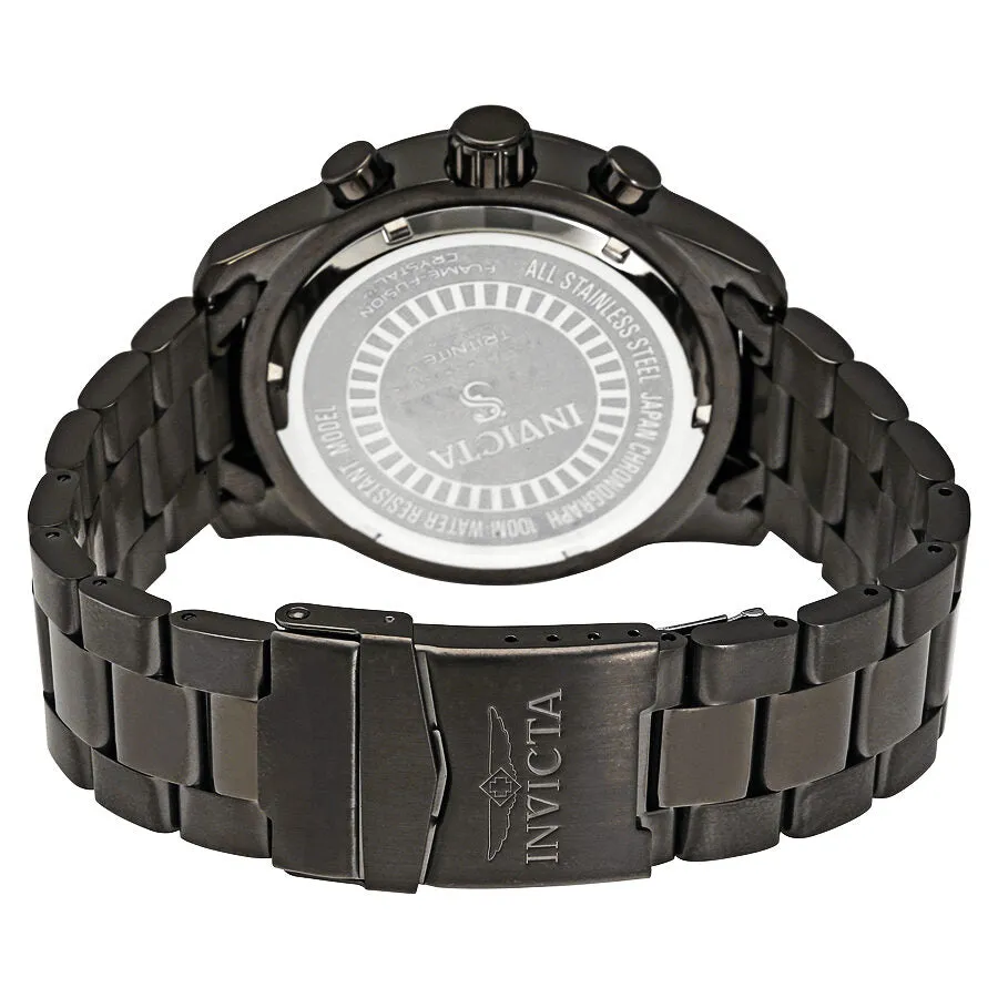 Invicta Speedway Chronograph Grey Dial Gunmetal Ion-plated Men's Watch 21800