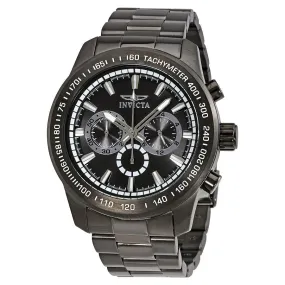 Invicta Speedway Chronograph Grey Dial Gunmetal Ion-plated Men's Watch 21800