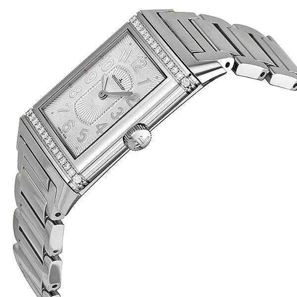 Jaeger LeCoultre Grand Reverso Lady Ultra Thin Silver Dial Stainless Steel Ladies Watch Q3208121