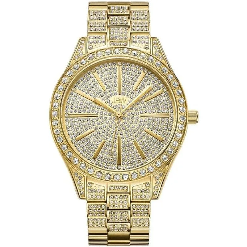 JBW Cristal 0.12 ctw Diamond 18k Gold-Plated Stainless-Steel Women's Watch - J6346A