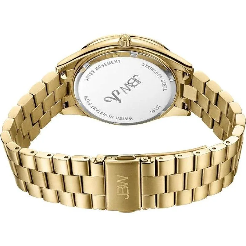 JBW Cristal 0.12 ctw Diamond 18k Gold-Plated Stainless-Steel Women's Watch - J6346A
