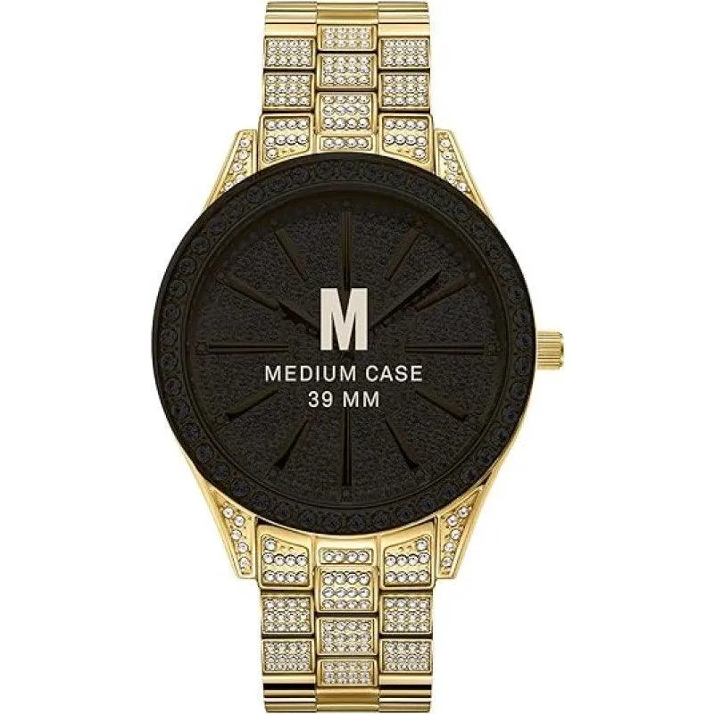 JBW Cristal 0.12 ctw Diamond 18k Gold-Plated Stainless-Steel Women's Watch - J6346A