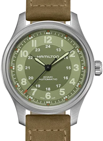 Khaki Field Titanium Auto 42 Green Ref. H70545560