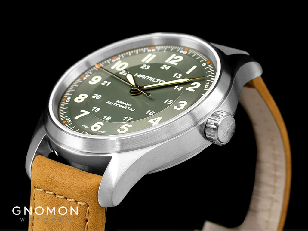 Khaki Field Titanium Auto 42 Green Ref. H70545560