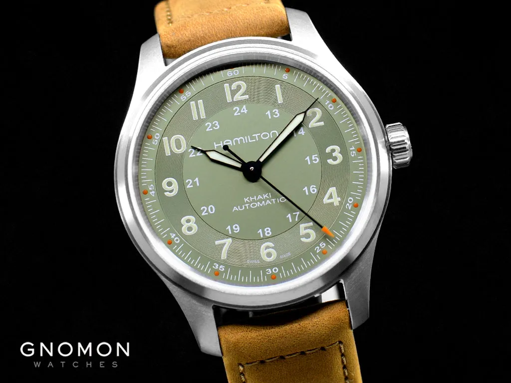 Khaki Field Titanium Auto 42 Green Ref. H70545560