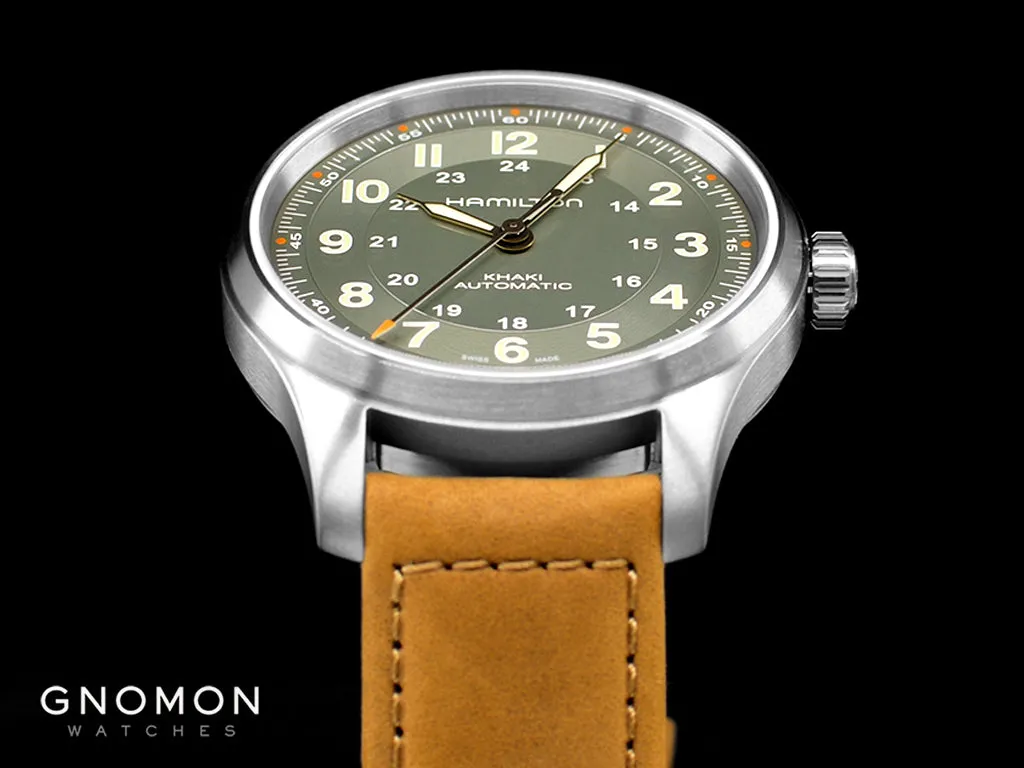 Khaki Field Titanium Auto 42 Green Ref. H70545560