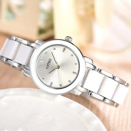 Kimio luxury  Fashion Women's watches quartz watch bracelet wristwatches stainless steel bracelet women watches with Gift Box