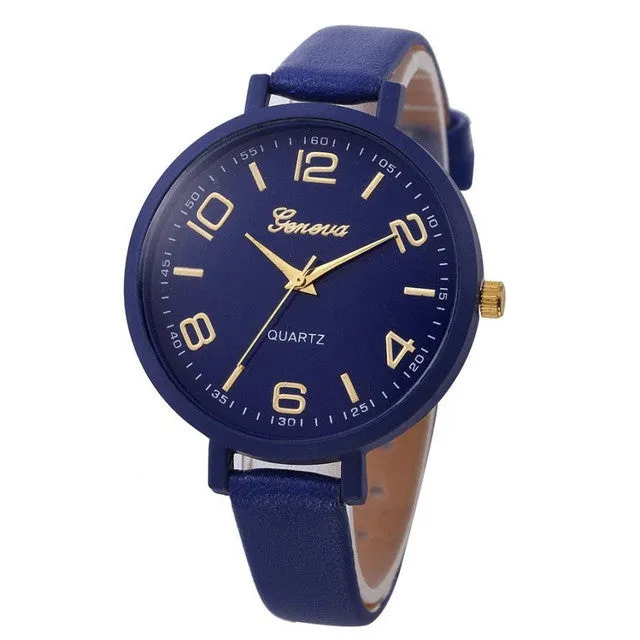 Leather Casual quartz-watch for Women