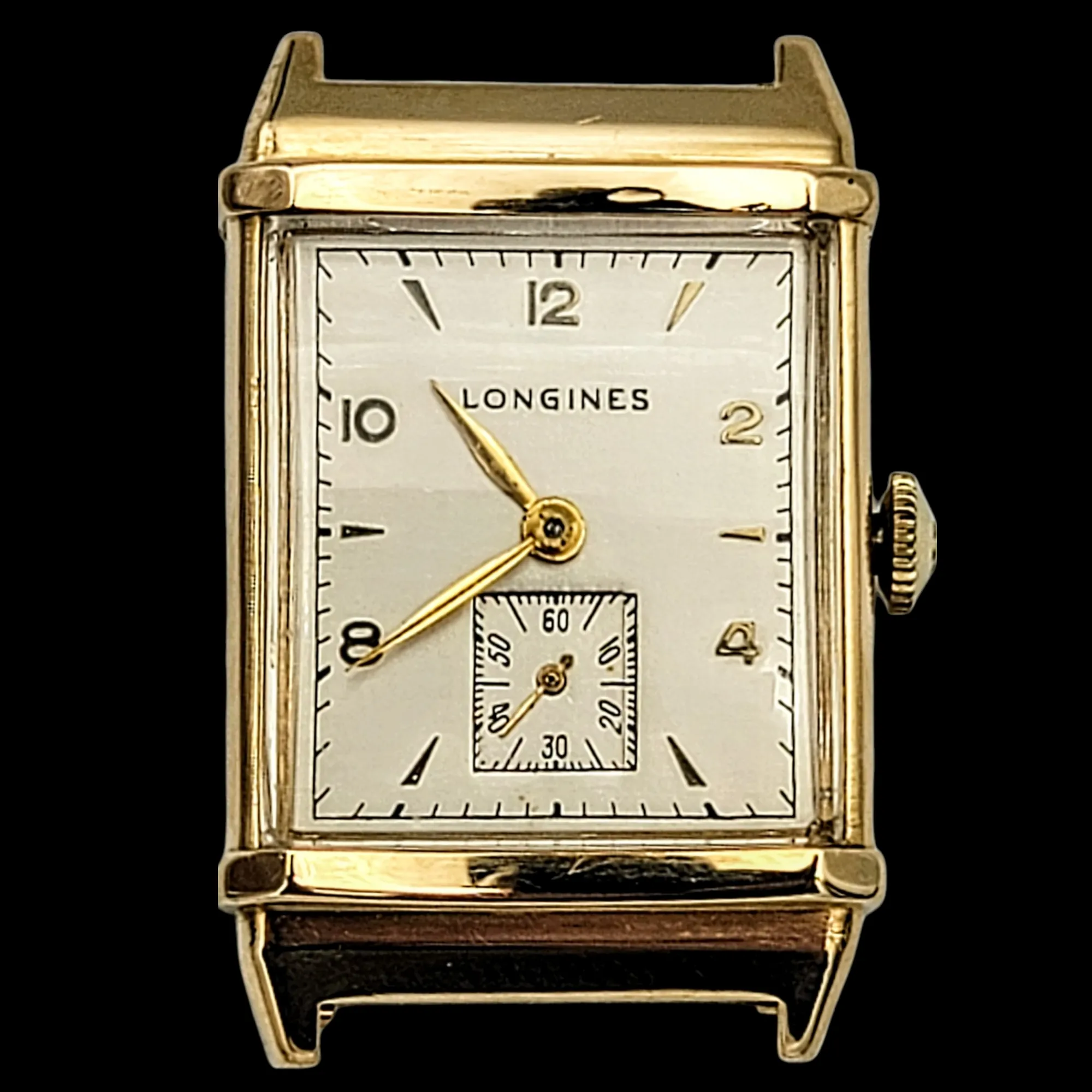LONGINES 14K Solid Gold Watch Cal. 9L Swiss 1947