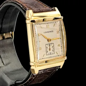 LONGINES 14K Solid Gold Watch Cal. 9L Swiss 1947