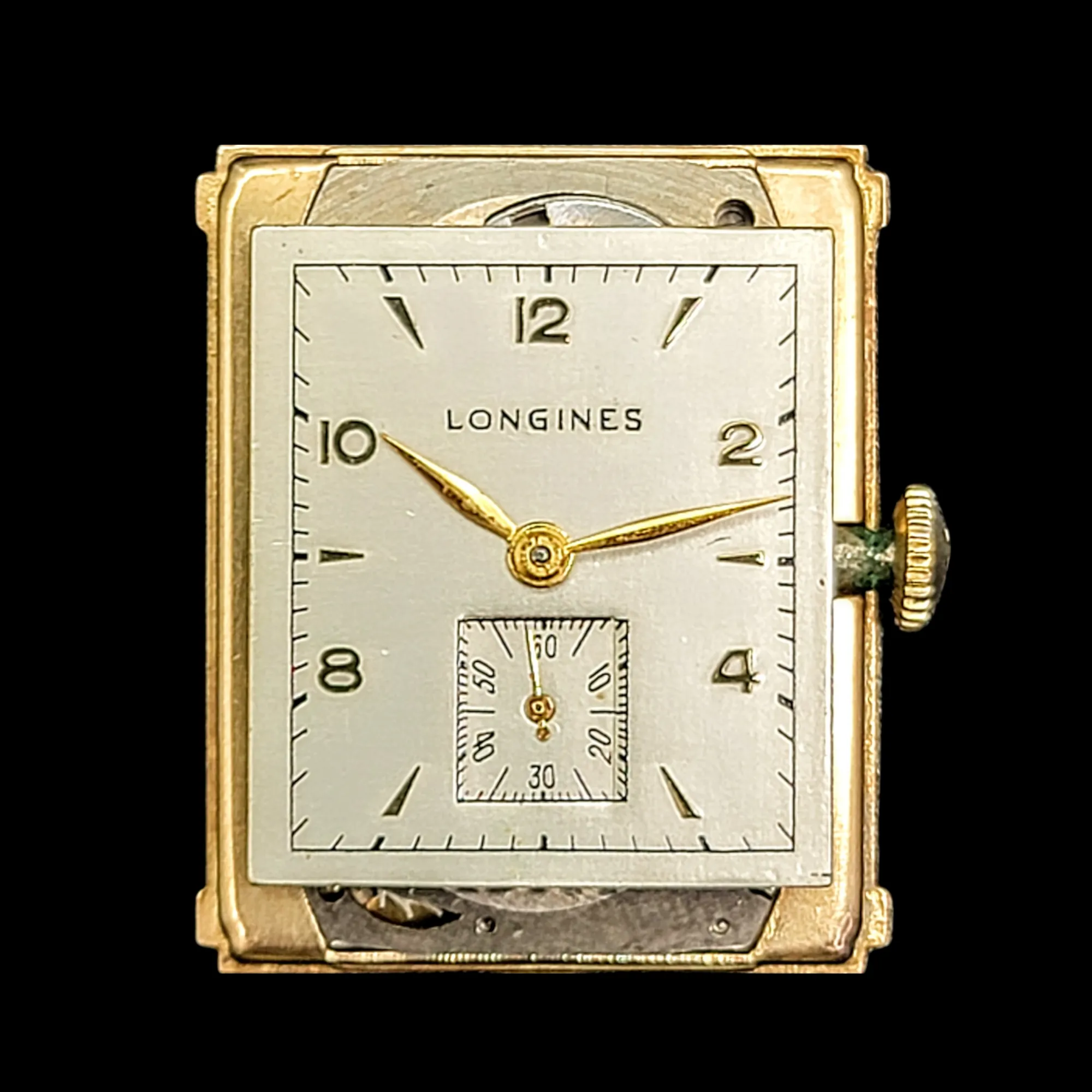 LONGINES 14K Solid Gold Watch Cal. 9L Swiss 1947