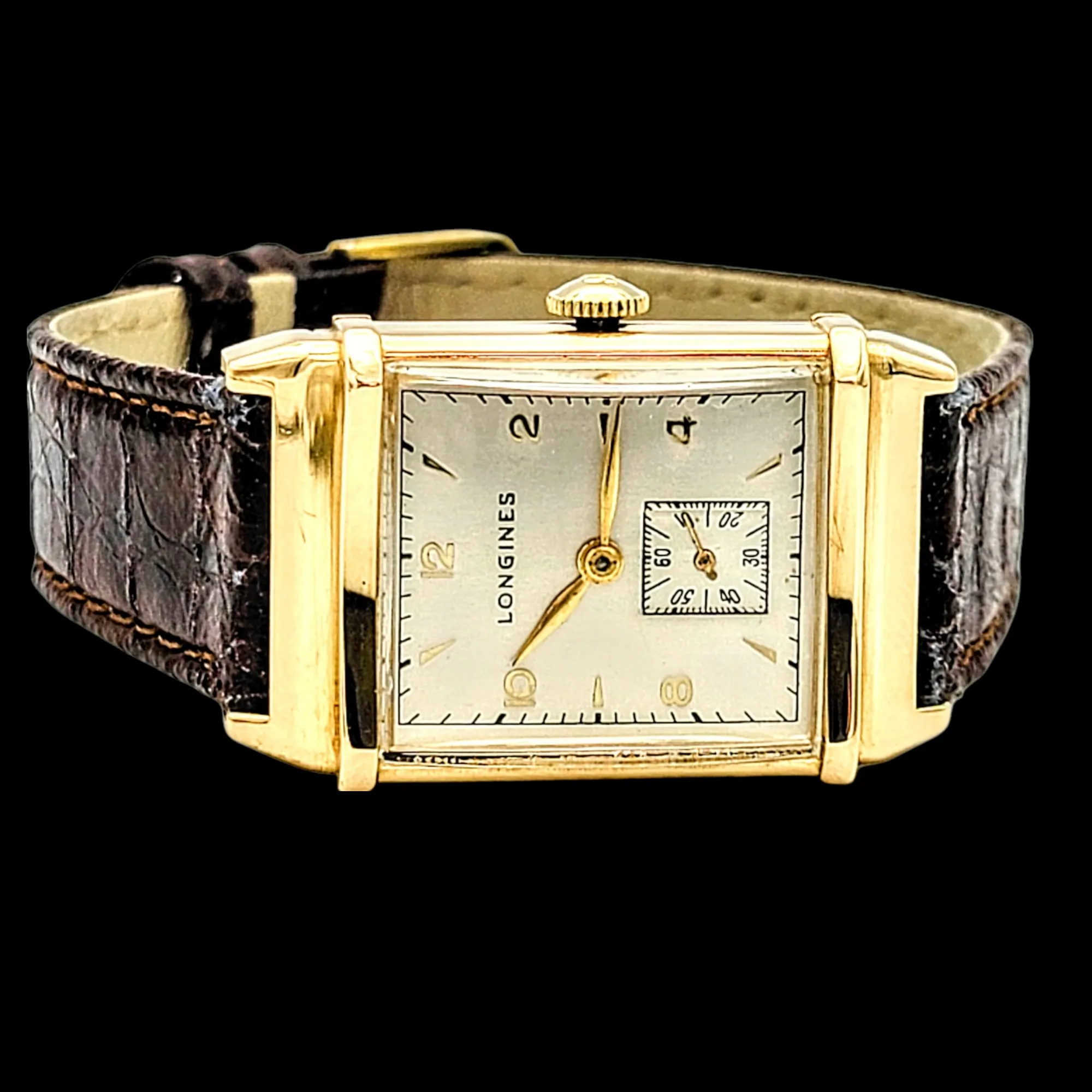 LONGINES 14K Solid Gold Watch Cal. 9L Swiss 1947