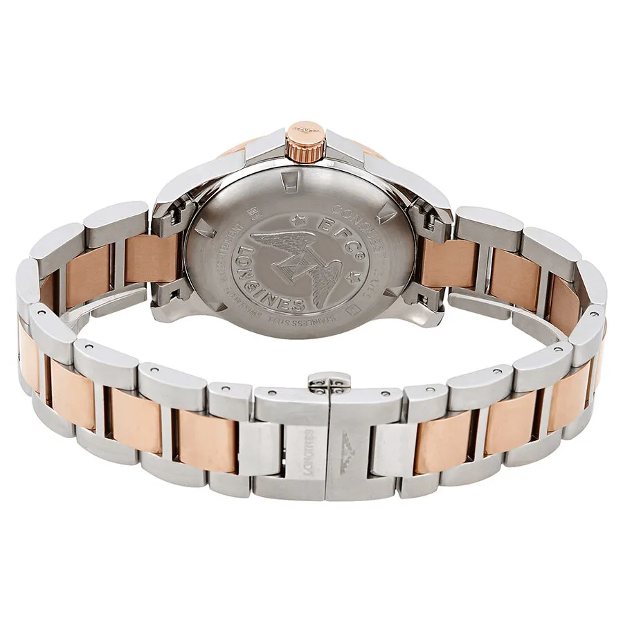 Longines Conquest Mother of Pearl Diamond Men's Watch L3.676.5.87.7