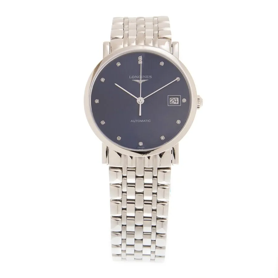 Longines Elegant Automatic Diamond Blue Dial Watch L48094976
