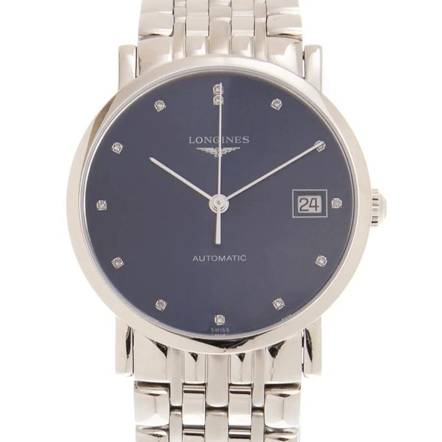 Longines Elegant Automatic Diamond Blue Dial Watch L48094976