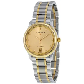 Longines Master Automatic Diamond Champagne Dial Men's Watch L2.628.5.37.7