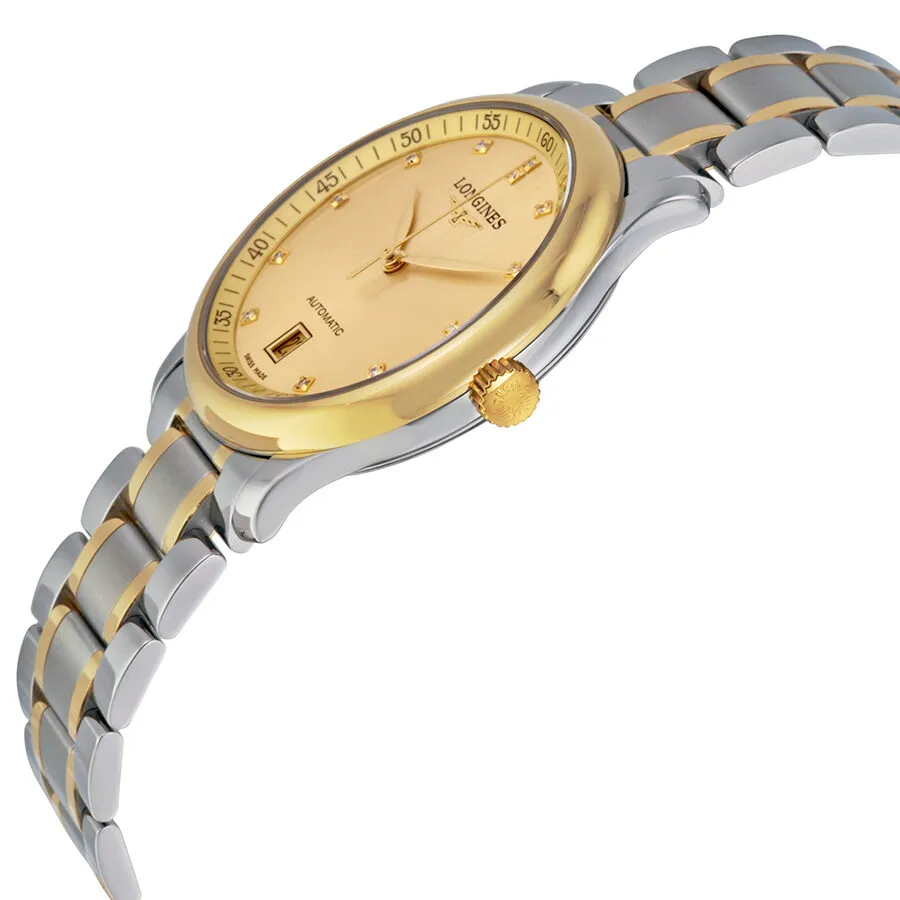 Longines Master Automatic Diamond Champagne Dial Men's Watch L2.628.5.37.7