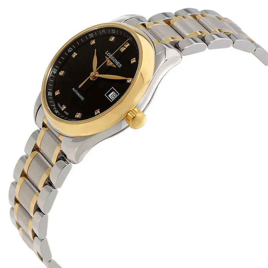 Longines Master Black Diamond Dial Ladies Watch L22575577 L2.257.5.57.7