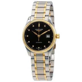 Longines Master Black Diamond Dial Ladies Watch L22575577 L2.257.5.57.7