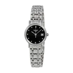 Longines Presence Black Dial Ladies Watch L42204976