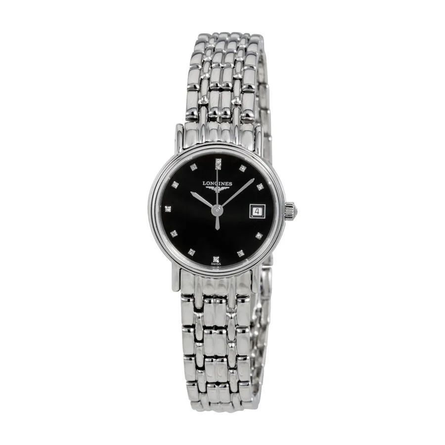 Longines Presence Black Dial Ladies Watch L42204976