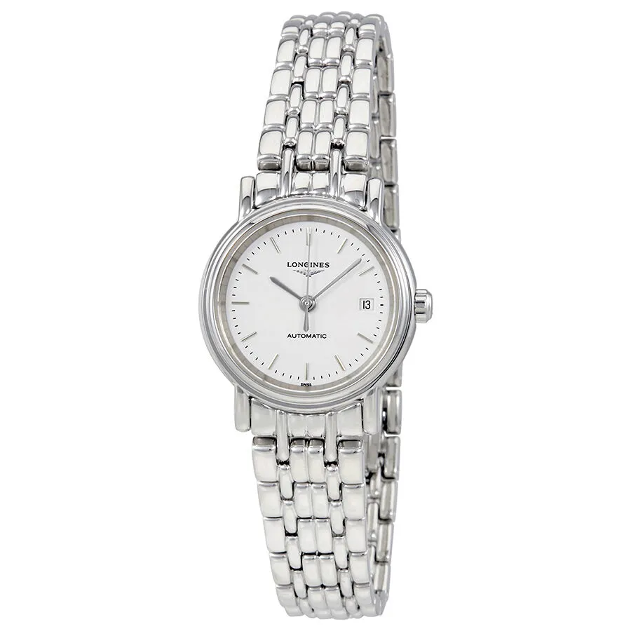 Longines Presence White Dial Automatic Ladies Watch L43214126