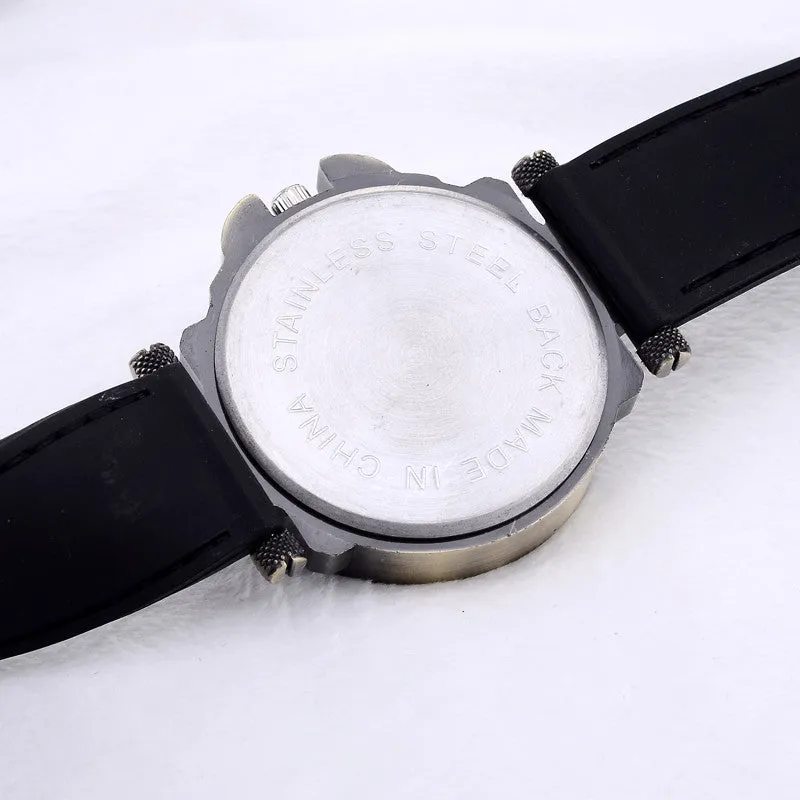 Luxury brand watches men fashion business watch casual rubber quartz watch hombre hour clock