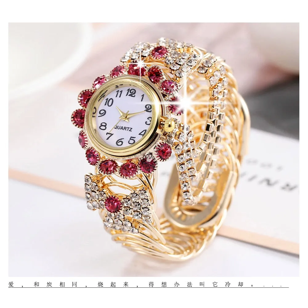 Luxury Rhinestone Bracelet Watch Women Watches