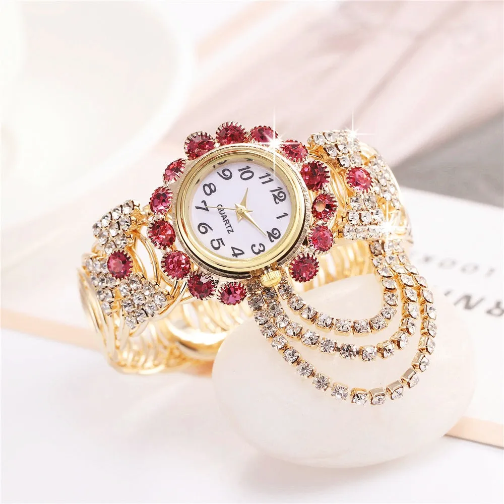 Luxury Rhinestone Bracelet Watch Women Watches