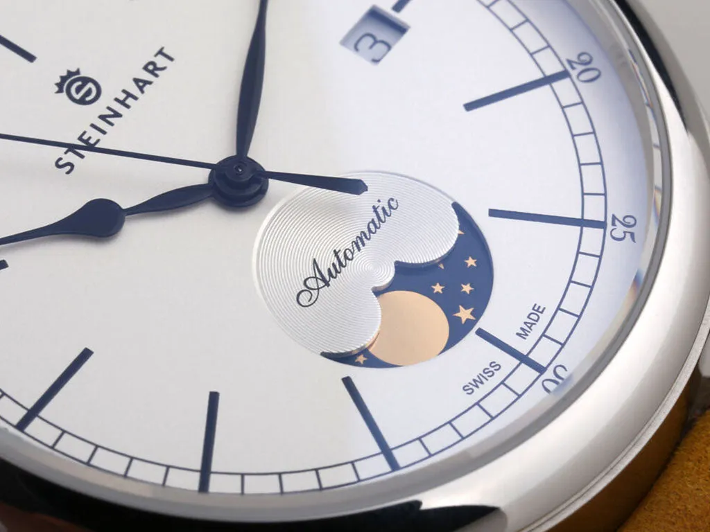 Marine Moon Phase Silver