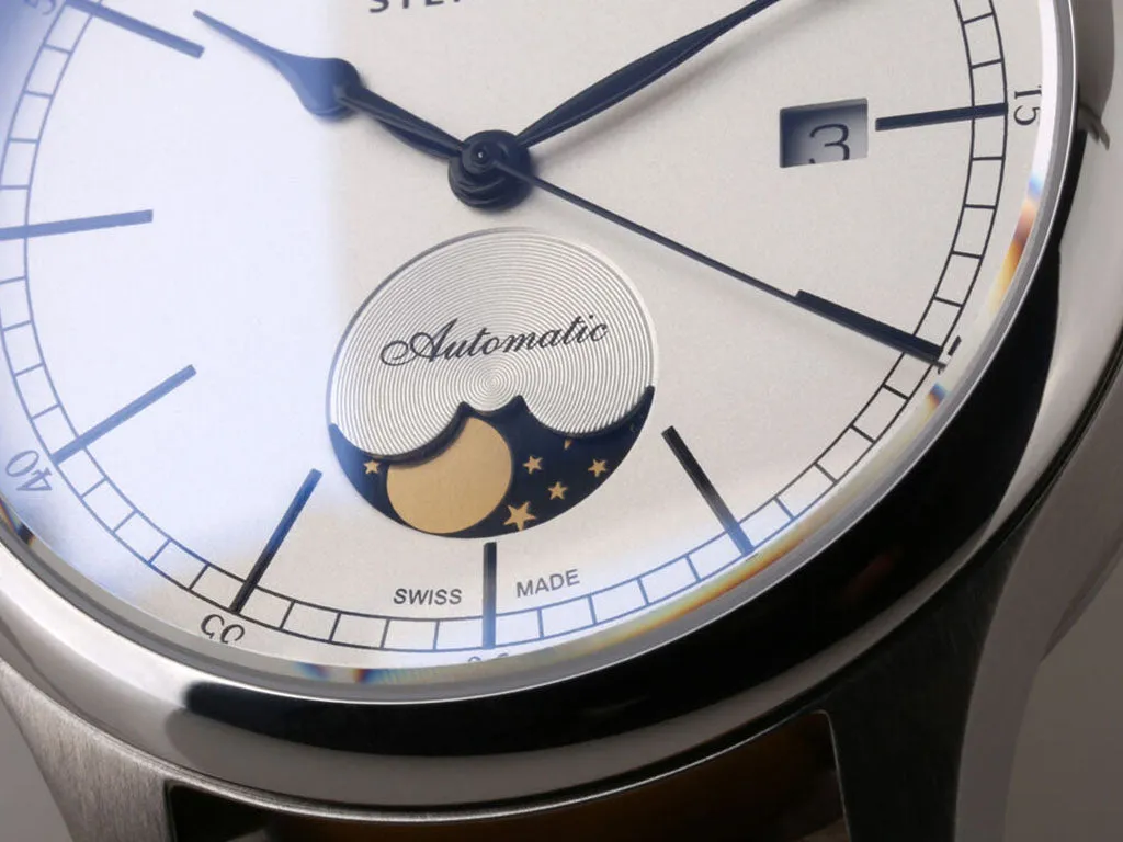 Marine Moon Phase Silver