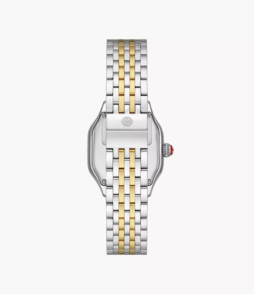 Meggie Two-Tone 18K Gold-Plated Diamond Dial Watch