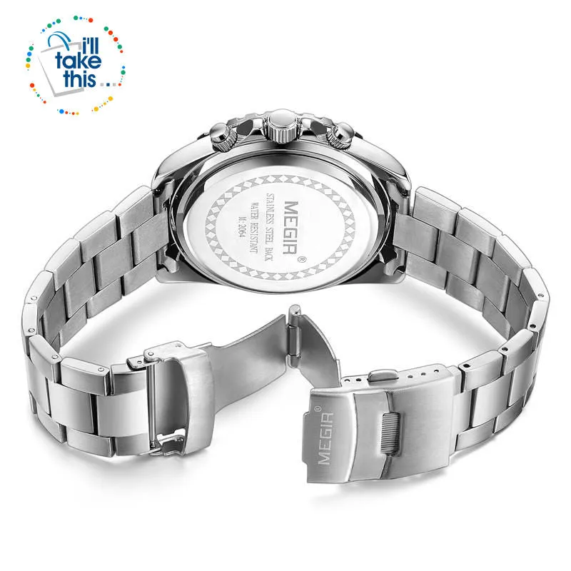 Men's Luxury Chronograph Business Watch ⌚ Quartz movement
