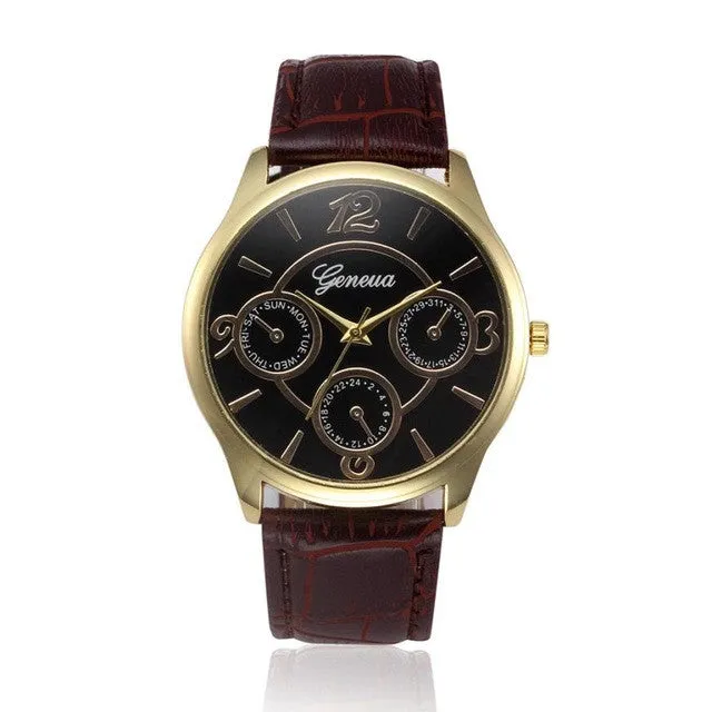 Men's Quartz Stainless Steel Business Watch