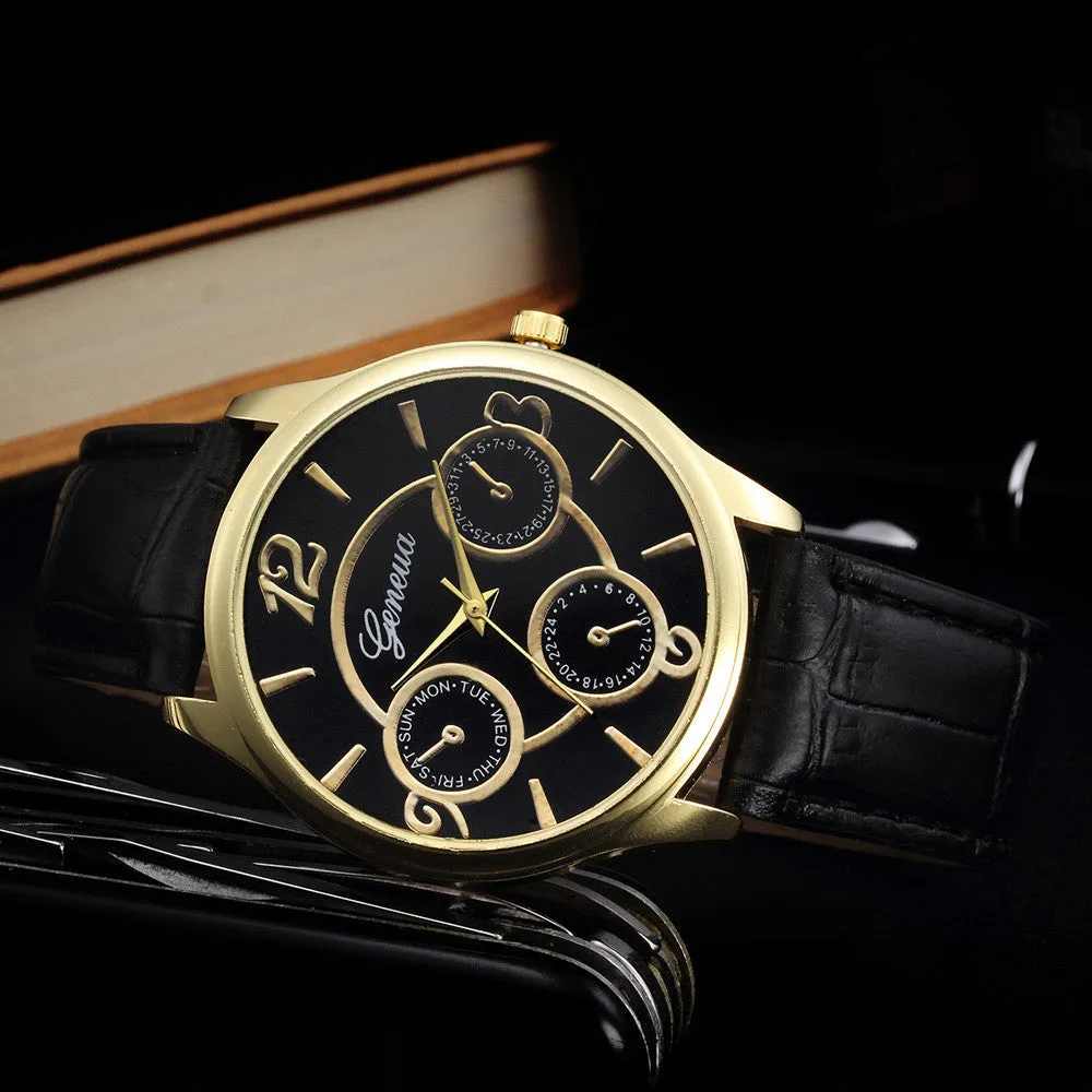 Men's Quartz Stainless Steel Business Watch